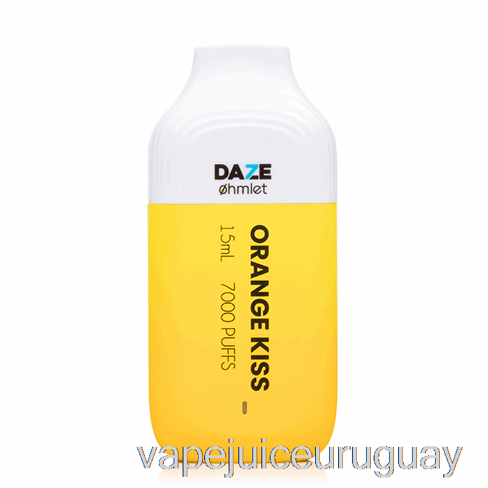 7 Daze Ohmlet 7000 0% Cero Nicotina Desechable Naranja Kiss Vape Uruguay